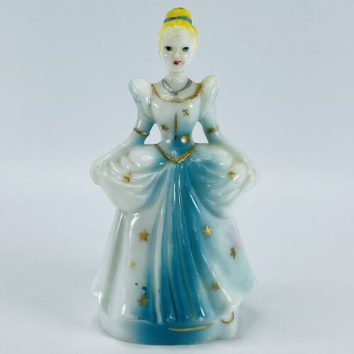 Walt Disney Cinderella Hard Plastic Figure Hong Kong Cake Topper VTG 1960s - $16.61