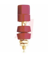 Pomona binding post; 30; 1500 w (rms); gold plated brass; nylon; red; - £8.53 GBP