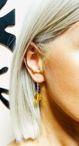 Natural Baltic Amber Earrings dangle Amber Earrings  sterling silver Earrings - £11.89 GBP