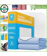 Reinforced Quilted Cloth Bed Pads for Incontinence &amp; Potty Training - 2 ... - $959.90 MXN