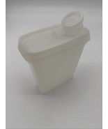 Vintage Tupperware Store &amp; Pour Jr. Small Container White With Flip Top ... - $4.94