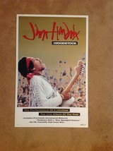 Jimi Hendrix Woodstock Poster Live Album of the Year Jimmie Jimmy - $22.49