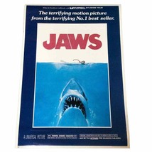 Rare Vintage Jaws 1976 Poster Pros 23&quot;x35&quot; Universal Studios Tour ~847A - £182.55 GBP