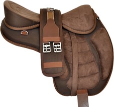 ANTIQUESADDLE New Treeless Freemax Synthetic Horse Saddle Size: (12&quot; - 1... - £113.36 GBP+