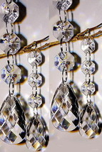 30pcs/lot Acrylic Crystal Beads Garland Chandelier Hanging Wedding Party Decor - $17.70