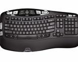 Logitech K350 Wave Ergonomic Keyboard with Unifying Wireless Technology ... - £55.85 GBP