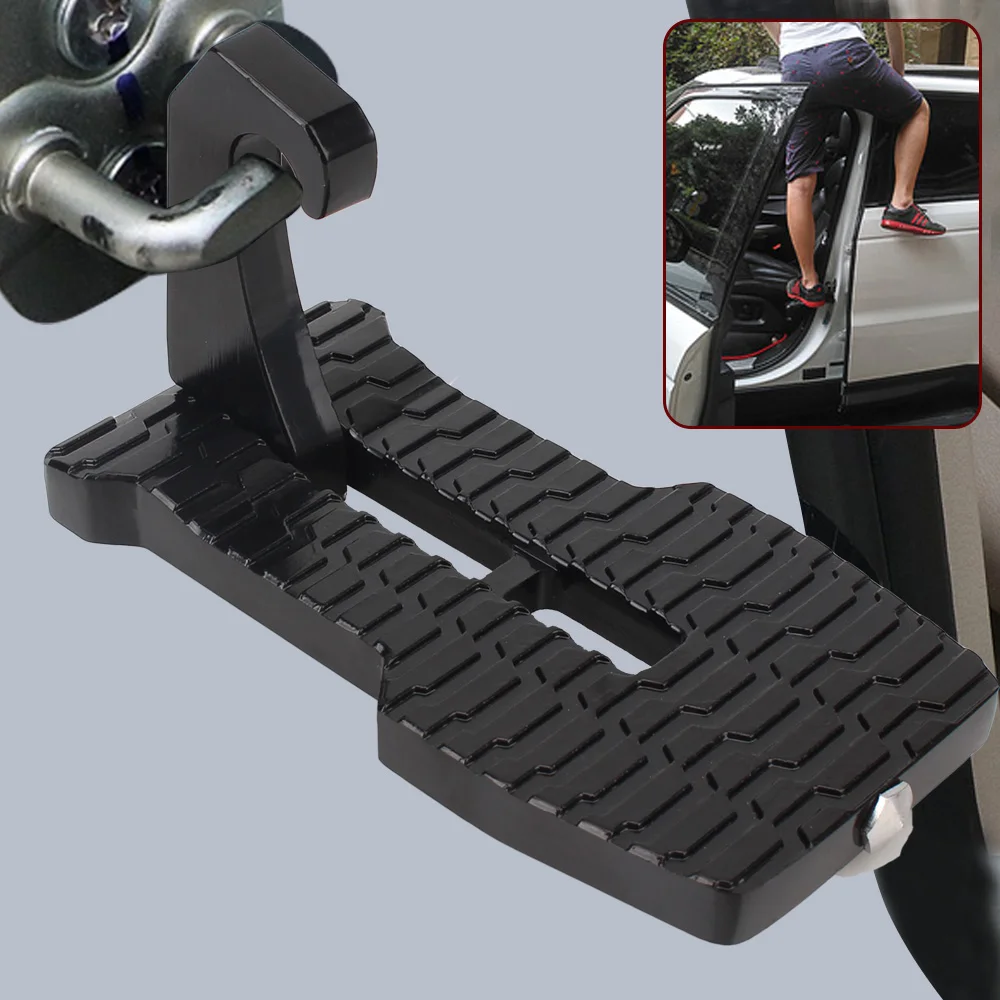 Car Door Step Pedal Holder Safety Hammer Luggage Ladder Hook Foot Pegs Doorste - £23.22 GBP