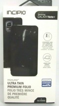 Incipio Highland Thin Premium Folio Case for Samsung Galaxy Note 4 - Black - £9.30 GBP
