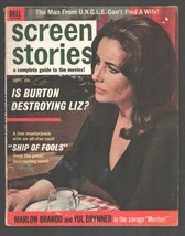 Screen Stories 9/1965-Dell-Liz Taylor cover-Pulp fiction stories of films-Viv... - £30.46 GBP