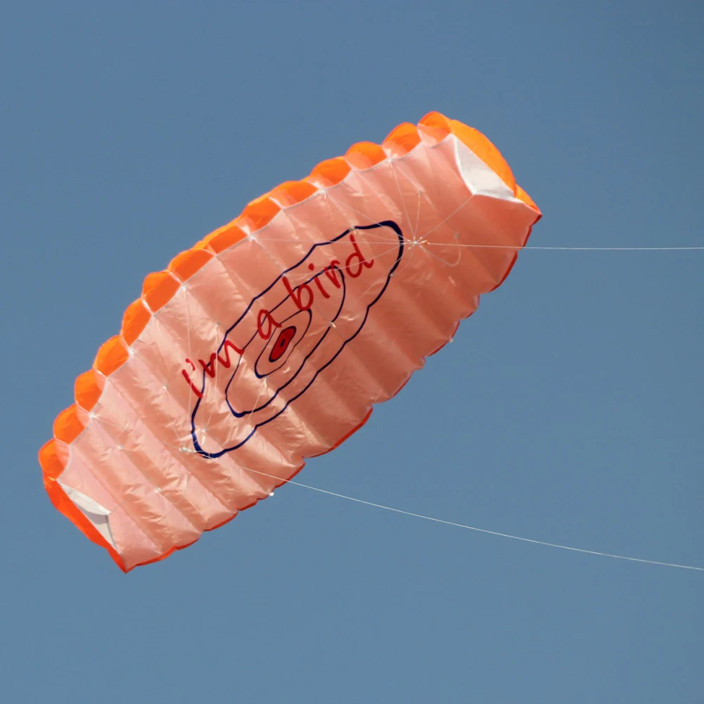 Dual Line Stunt Parafoil Parachute Professional Large 1.4m Flying Kites with 2 - £14.45 GBP+