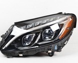 Mint! 2015-2018 Mercedes-Benz W205 C-Class Dual LED Headlight Left LH Si... - $1,038.51