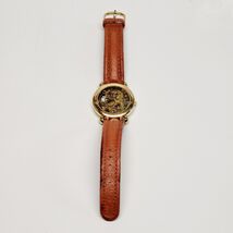 Vtg Mechanical Skeleton See Thru Gold Tone  Afterthoughts Men’s Watch Br... - $79.74 CAD
