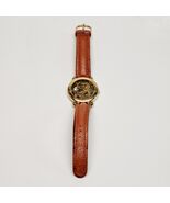 Vtg Mechanical Skeleton See Thru Gold Tone  Afterthoughts Men’s Watch Br... - €48,86 EUR