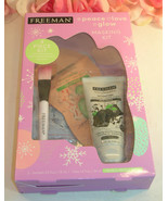 Freeman 4 piece Peace Love Glow Detoxifying  Masking Kit with Brush - $11.04