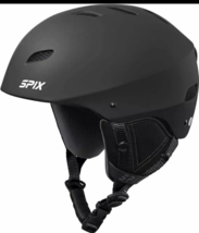 SPIX Ski Helmet Snowboard Helmet - ASTM Safety Standard Size med gray - £17.25 GBP