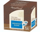 Harry &amp; David Coffee, Breakfast Blend, 18 Single Serve Cups - $14.99