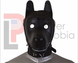 Genuine LEATHER GIMP DOG Puppy Hood Full Mask with Gag BDSM Sex Play Rol... - $467.50