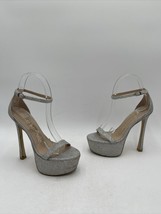 Women’s Stuart Weitzman Disco Platform Sandal Silver Size 5 - £78.16 GBP