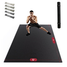 HAPBEAR Extra Large Exercise Mat-7&#39;x5&#39;x8mm(1/3 inch),Non-Slip, Ultra Durable, Th - £406.73 GBP