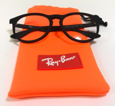 Ray-Ban Kinder Brille Rahmen RB1554 3615 Gummiert Mattschwarz 48-16-130 - £43.72 GBP