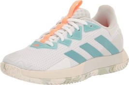 adidas Womens Solematch Control Tennis Shoes Size 10.5 Color White/Orbit Grey - £92.80 GBP