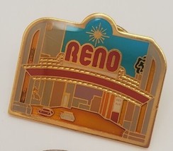 RENO Nevada Casino Collectible Souvenir Travel Lapel Hat Vest Pin Pinchback - £13.08 GBP