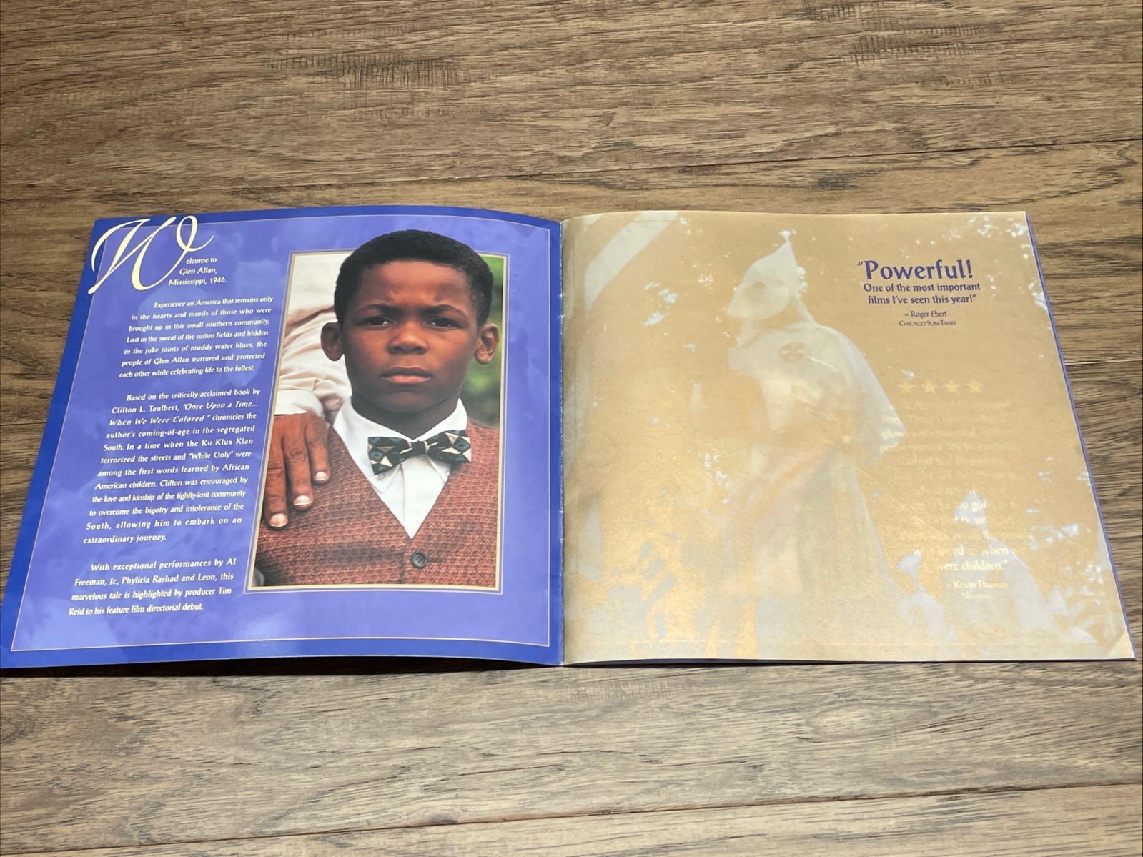 Once Upon a Time When We Were Colored Press Kit Sheet Video Store Promo KG JD Item image 3