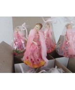 Case of 12 Girl Figurines 4&quot; Party Favors Pink Dress Fur New Sweet 16 or... - $9.43 CAD