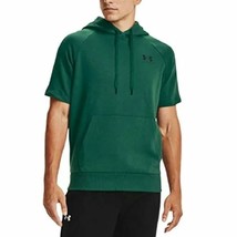 Under Armour Men&#39;s UA Rival Fleece Short Sleeve Hoodie Small Green 13574... - £27.42 GBP