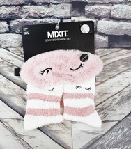 Mixit Sock &amp; Eye Mask Set Black / Pink - £15.97 GBP