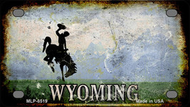 Wyoming Rusty State Novelty Mini Metal License Plate Tag - £11.72 GBP