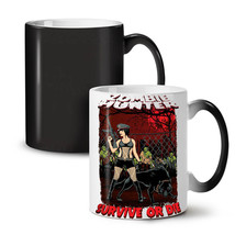 Survival Hunter Zombie NEW Colour Changing Tea Coffee Mug 11 oz | Wellcoda - £19.46 GBP