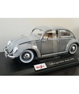 1955 Volkswagen Kafer - Beetle Gray Special Edition Maisto Diecast 1/18 ... - $851.87 MXN