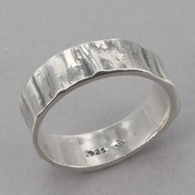RARE Retired Silpada Mens Collection Textured Sterling RESOLUTE Ring R3267 Sz 11 - £31.45 GBP
