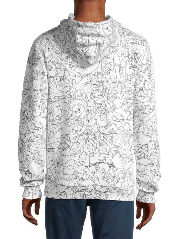 Eleven Paris Men's Space Jam A New Legacy Tune Squad Hoodie in White-Size XL Item image 2