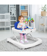 2-In-1 Foldable Baby Walker Adjustable Activity Station W/ Detachable Tr... - $114.41