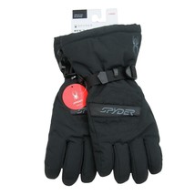 Spyder Insulated Ski Winter Snow Black Crucial Gloves Mens Size Large NE... - £44.19 GBP