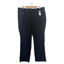 New Lane Bryant Pants Womens 20 Petite Black Straight Tighter Tummy High... - $34.64