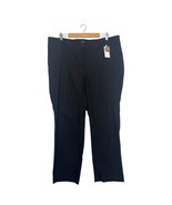 New Lane Bryant Pants Womens 20 Petite Black Straight Tighter Tummy High... - $47.37 CAD