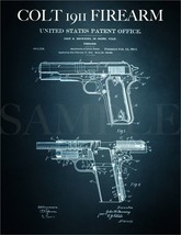 8.5x11 Vintage Colt Gun Patent Fine Art Print Picture Poster Technical D... - £9.52 GBP