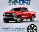 2019-2023 Chevrolet Silverado 1500 17&quot; GLOSS BLACK Wheel Skins IMP-436BL... - $99.99