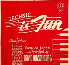 Technic Is Fun 1941 Beginner Piano Instruction Book One 1st Edition PB C1 - $364.86 MXN