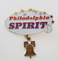 Philadelphia Spirit Fast Pitch Softball Enamel Over Metal Pin - $4.99