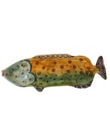 Italica ARS Ceramic Fish ServingPlatter Italy Unique &amp; Colorful Tableware - $39.99