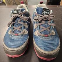 Ahnu Sugarpine By TEVA Women&#39;s Waterproof Vibram Trail Shoes Sz 5.5 Teal- Purple - £39.56 GBP