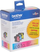 Genuine Brother Standard Yield Color -Ink -Cartridges, Lc613Pks,, Tricolor. - $43.93