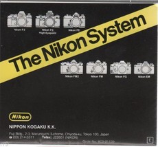 The Nikon System Brochure /Nikkor Lenses and More - $1.75