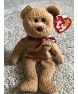 Ty Beanie Babies: Retired Curly the Bear RARE Gold Star Tag with ERRORS - $890.99