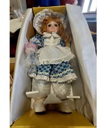 Seymour Mann &quot;Little Bo Peep&quot; Porcelain Collector Doll 1990  w/Box,  Sta... - £8.85 GBP