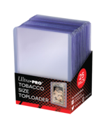 4 packs of 25 (100) Ultra PRO Tobacco Sized Card Toploaders - $306.33 MXN
